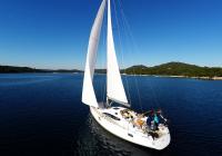 barcha a vela vele yacht a vela elan 45 impression cielo blu barca a vela